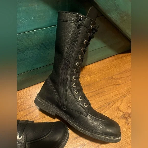 Kickers Sz 41EU 10 US tall combat boots - Picture 4 of 7